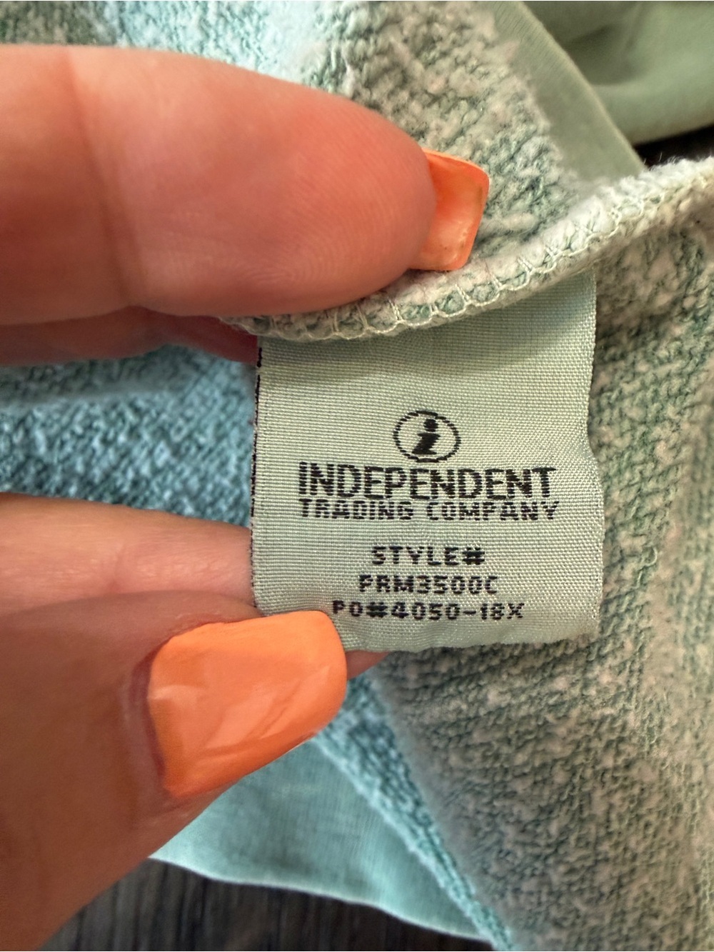 Jupmode Midwesterner Embroidered Crewneck Sweatshirt Sage Green 25417 - Picture 7 of 9